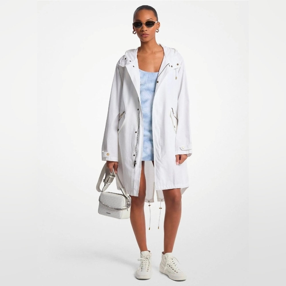 Michael Kors White Trench Coat